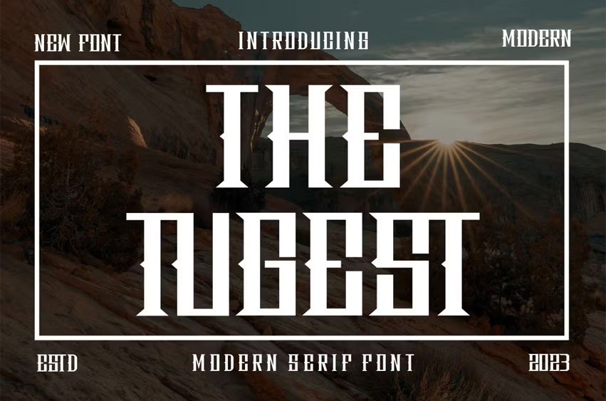 The Tugest Font