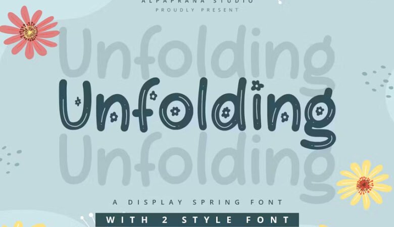 Unfolding Font