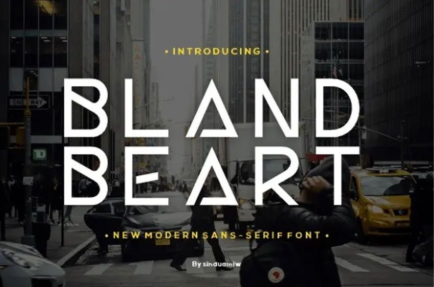Bland Beart Font