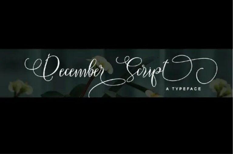 December Script Font - Creative Fonts