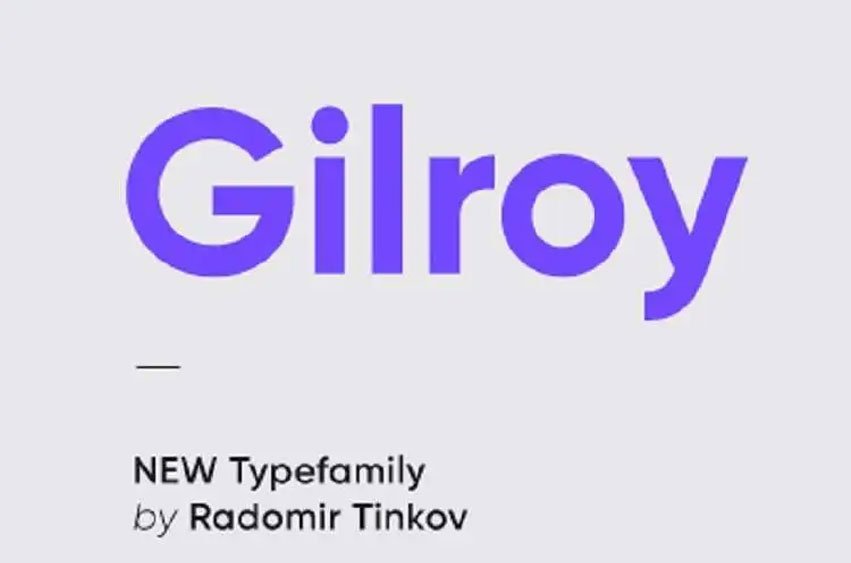 Gilroy Font