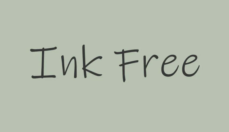 Ink Free Font