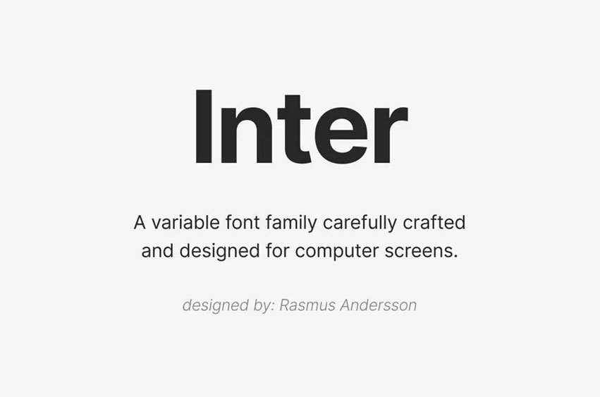 Inter Font
