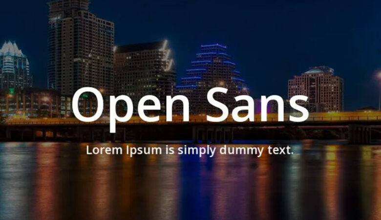Open Sans Font