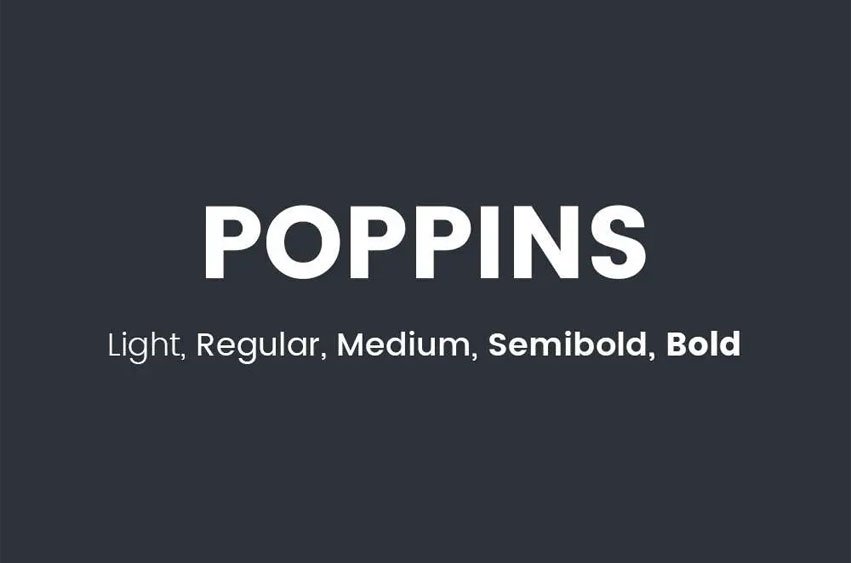 Poppins Font