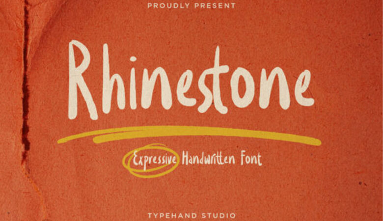 Rhinestone Font