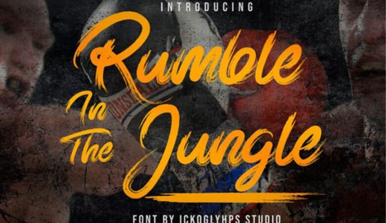 Rumble in Jungle Font