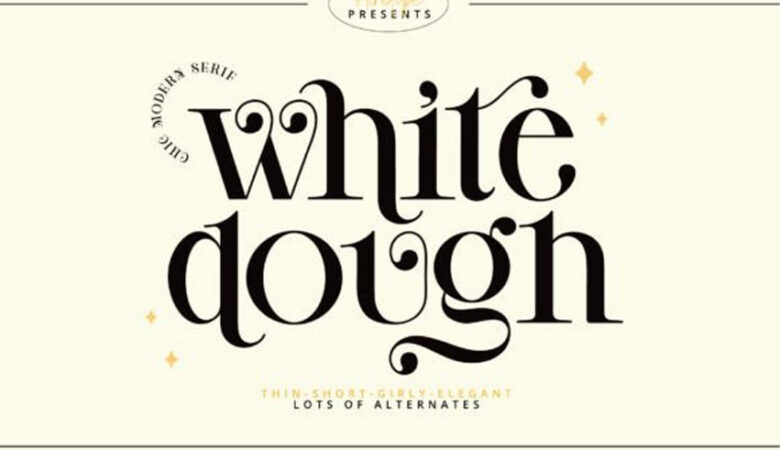 White Dough Font