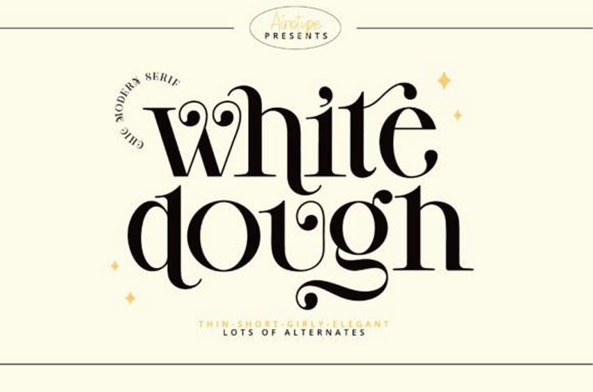 White Dough Font