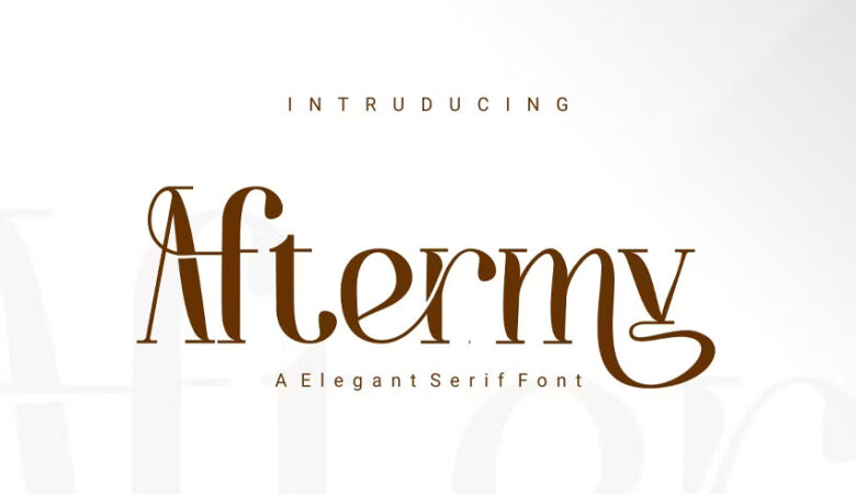 Aftermy Font