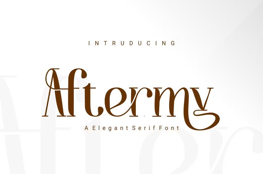 Aftermy Font