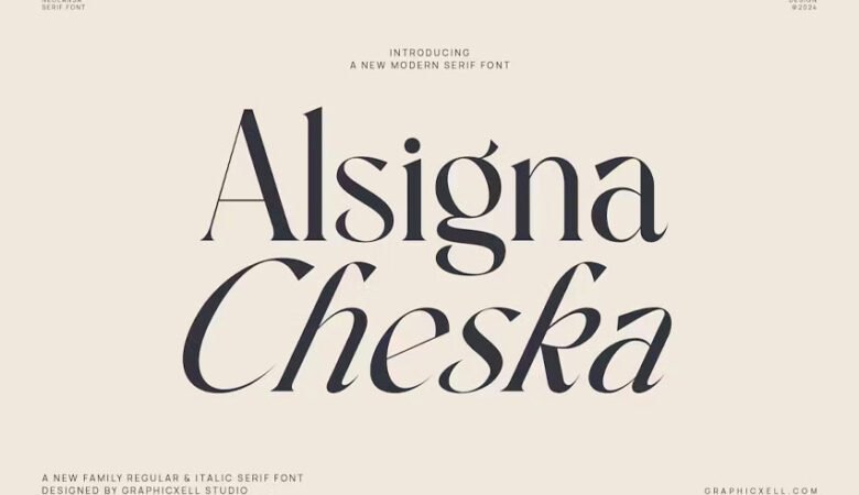 Alsgina Cheska Font