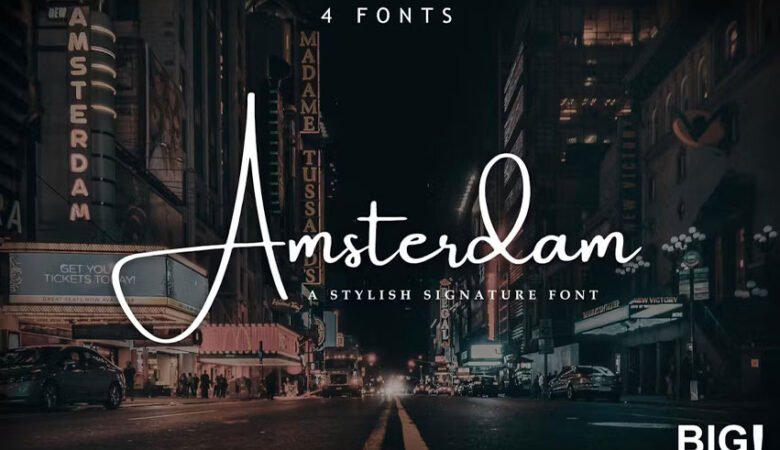 Amsterdam Stylish Font