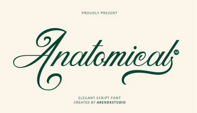 Anatomical Font