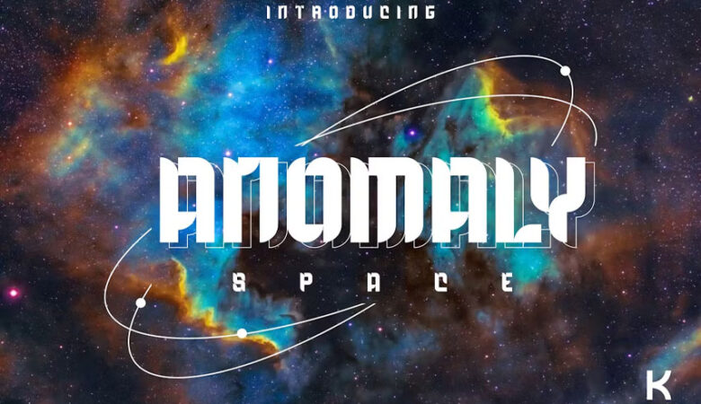 Anomaly Space Font