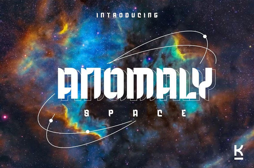 Anomaly Space Font