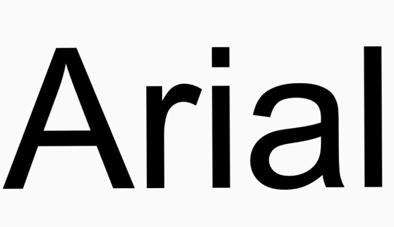 Arial Font