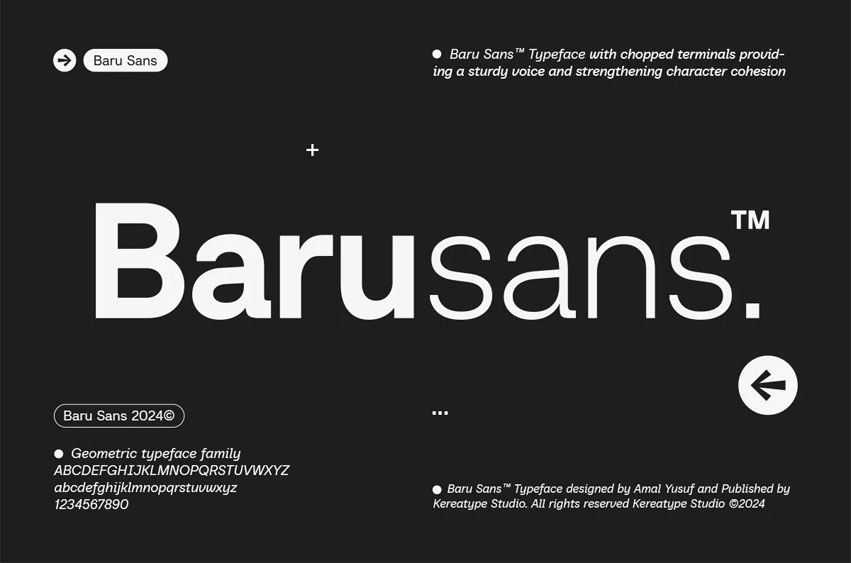 Baru Sans Font