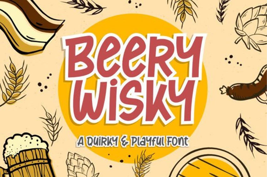 Beery Wisky Font