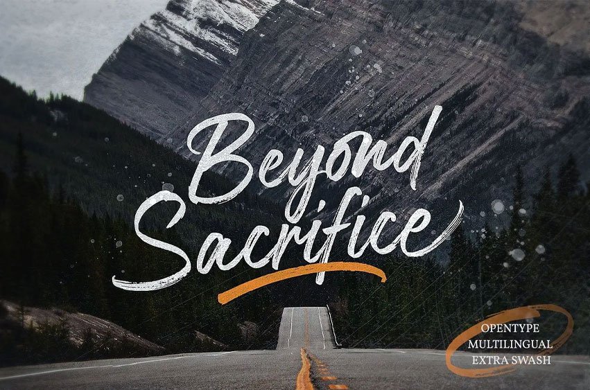 Beyond Sacrifice Font