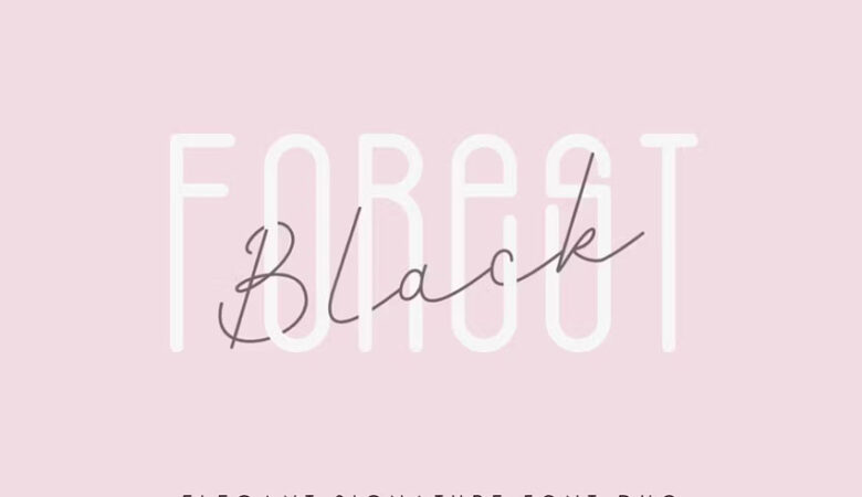 Black Forest Font