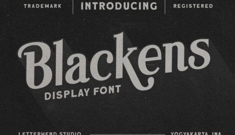 Blackens Font