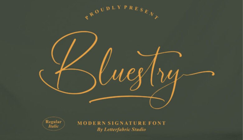 Bluestry Font