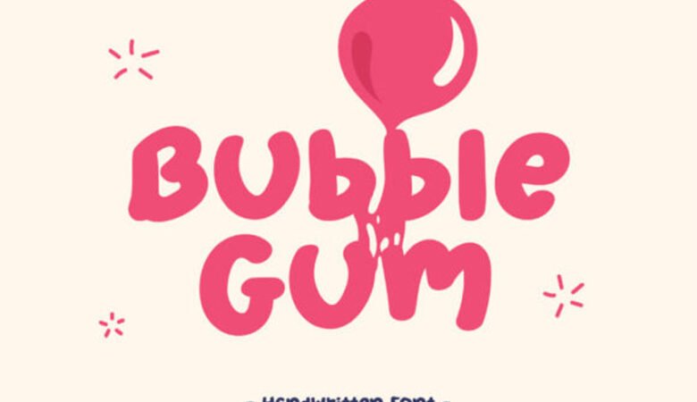 Bubble Gum Font