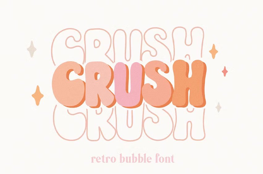 Crush Bubble Font