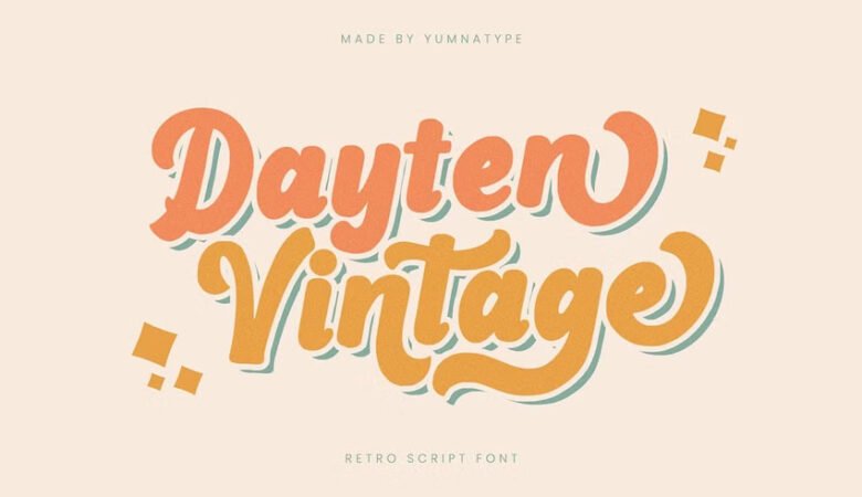 Dayten Vintage Font