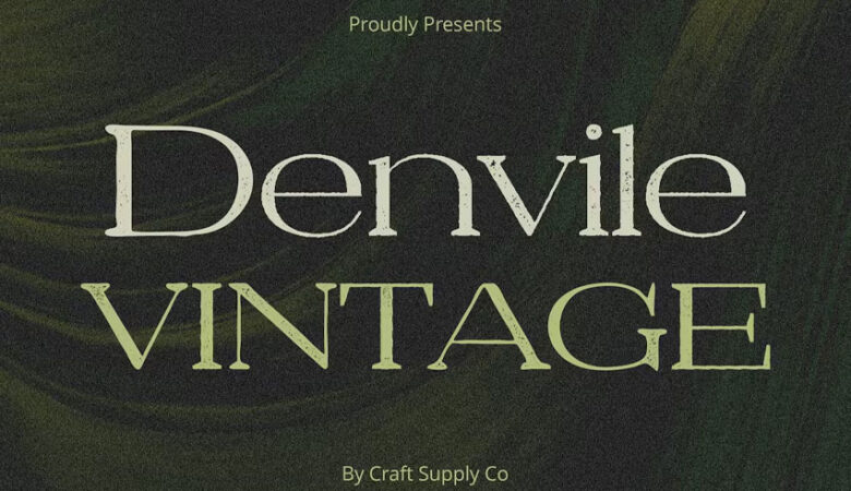 Denvile Vintage Font