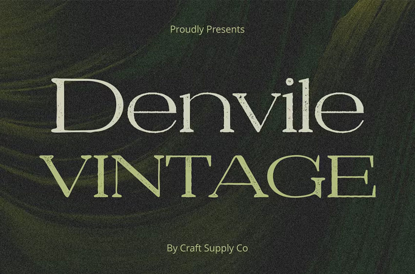 Denvile Vintage Font