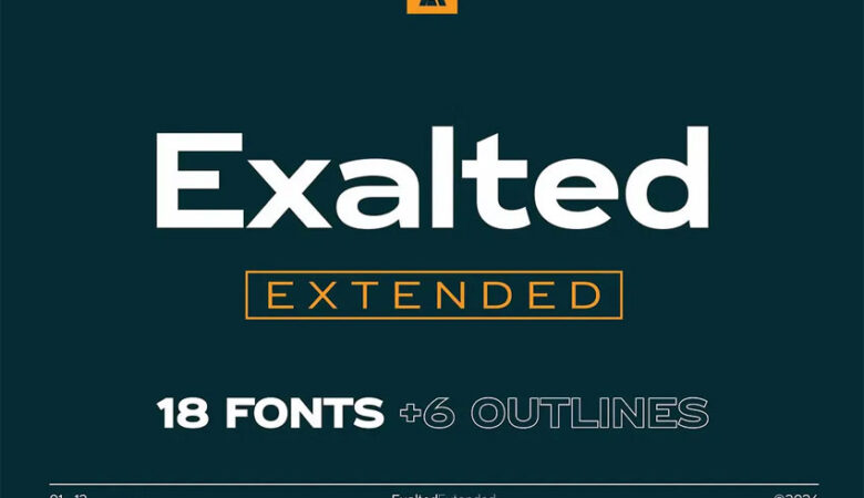 Exalted Extended Font