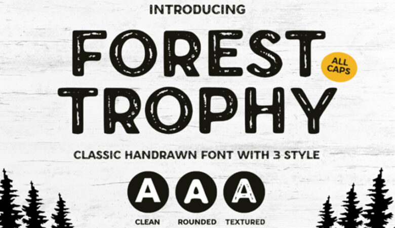 Forest Trophy Font