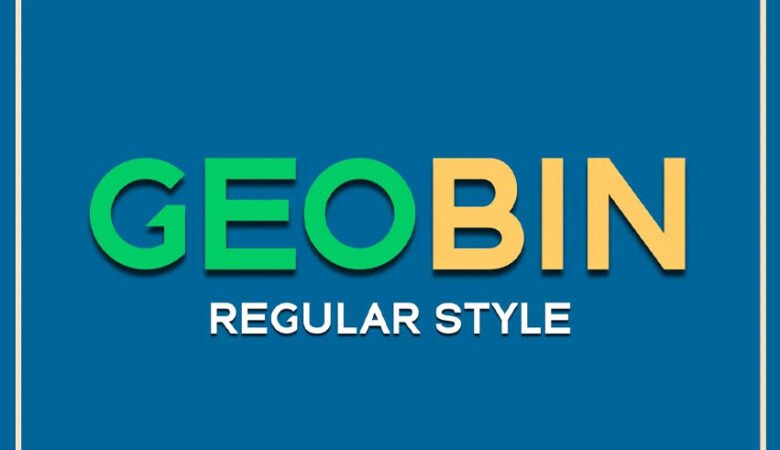 Geo Bin Font