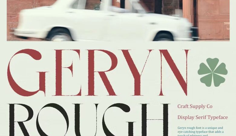 Geryn Rough Font