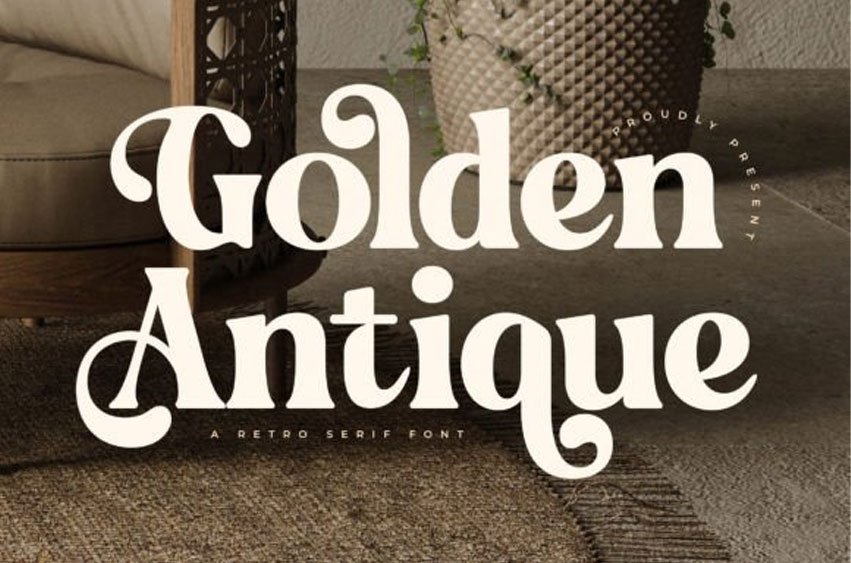 Golden Antique Font