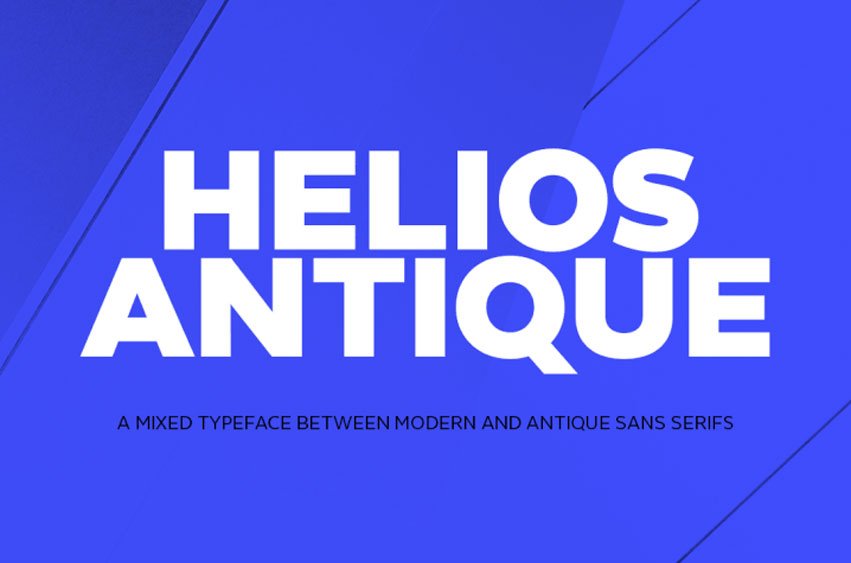 Helios Antique Font