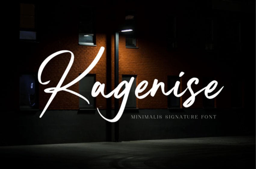 Kagenise Font