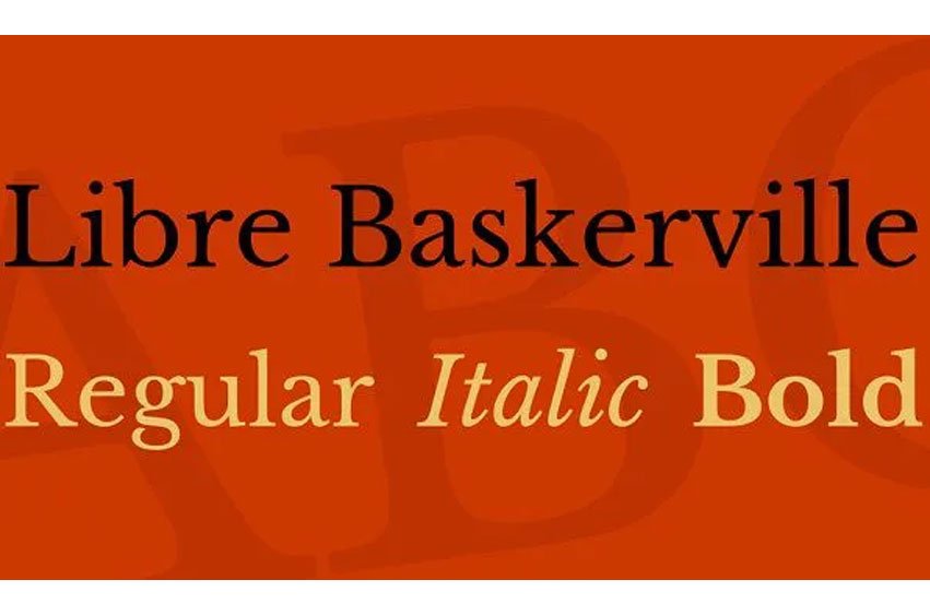 Libre Baskerville Font