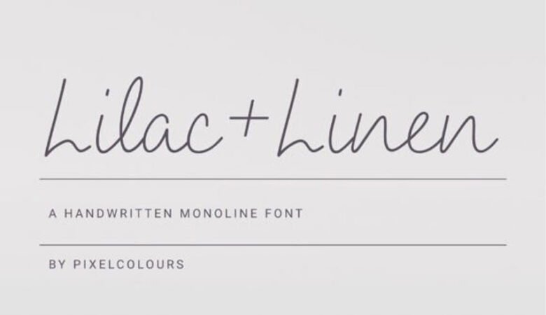 Lilac and Linen Font