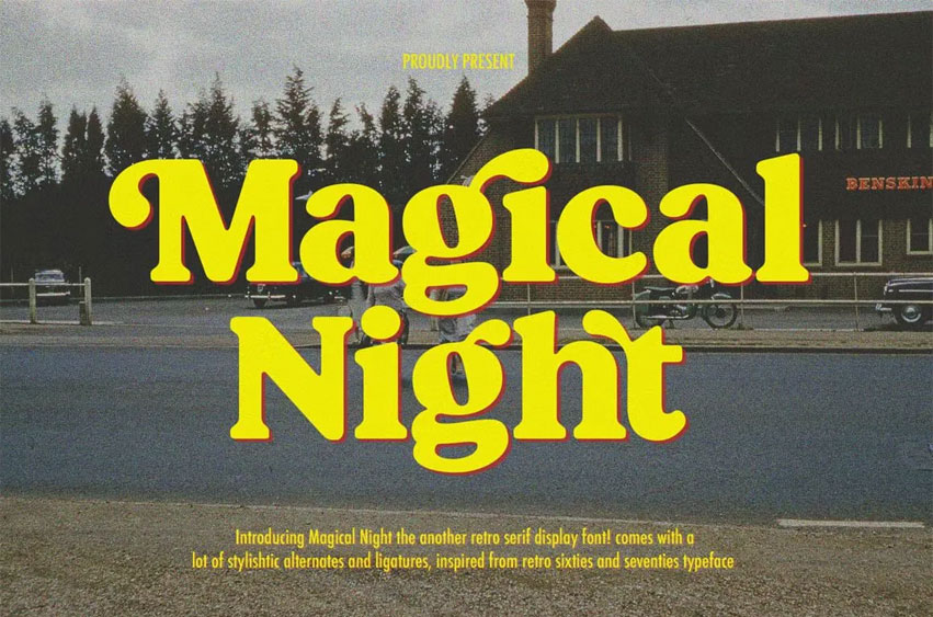 Magical Night Font