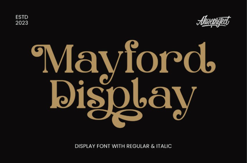 Manford Display Font