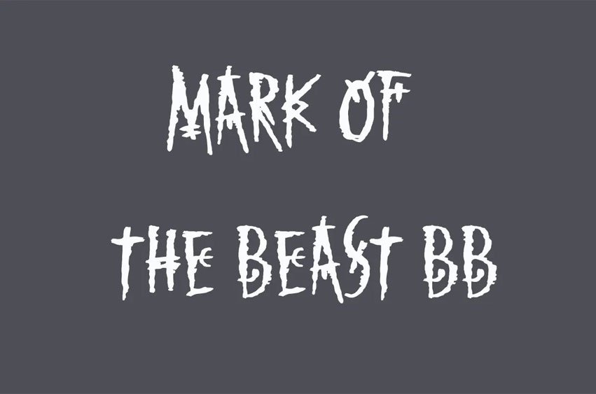 Mark of the Beast BB Font
