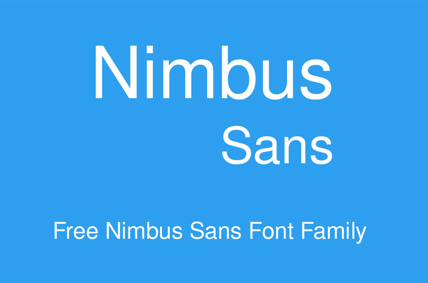 Nimbus Sans Font