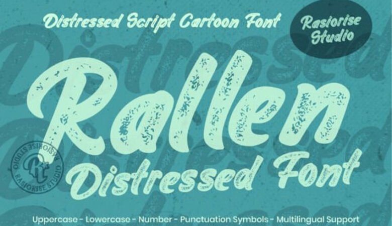 Rallen Distressed Font