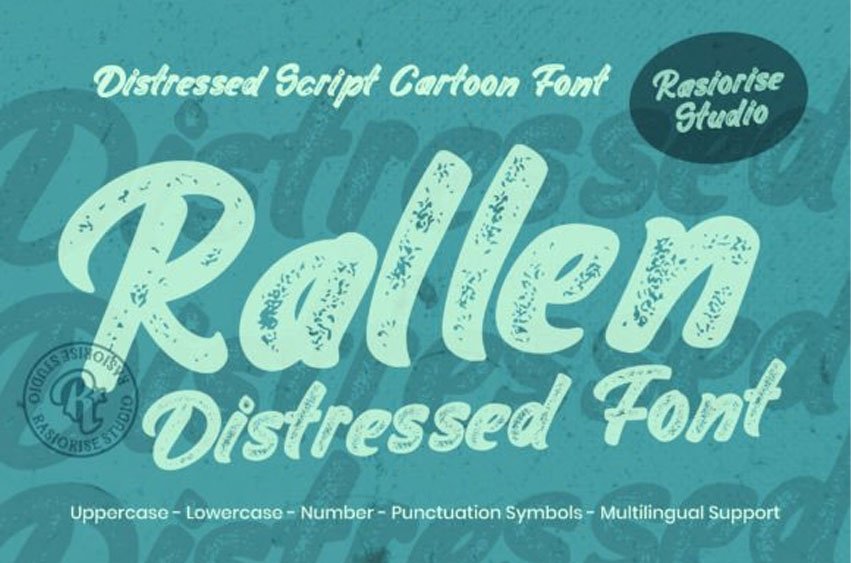Rallen Distressed Font