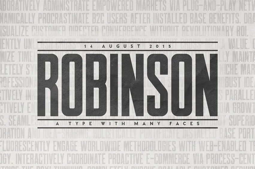 Robinson Font