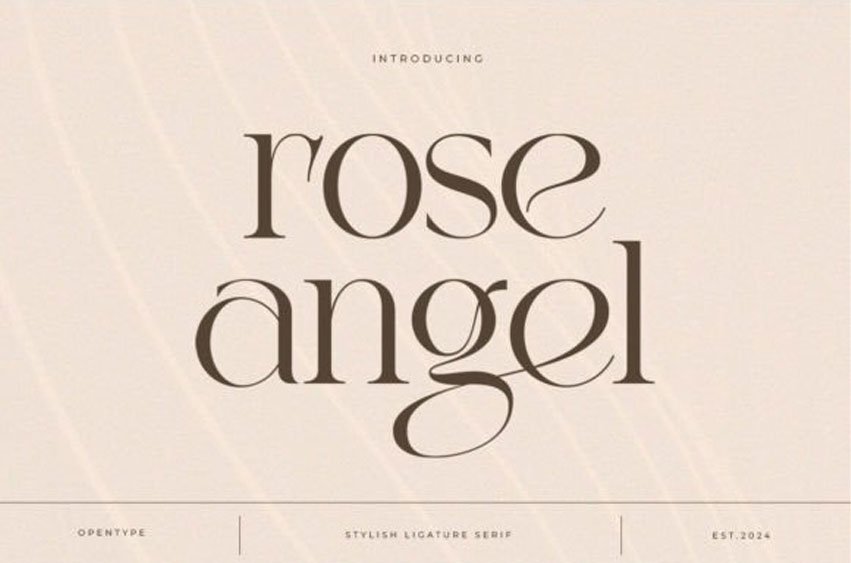 Rose Angel Font