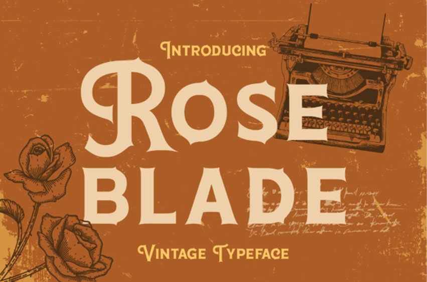 Roseblade Font